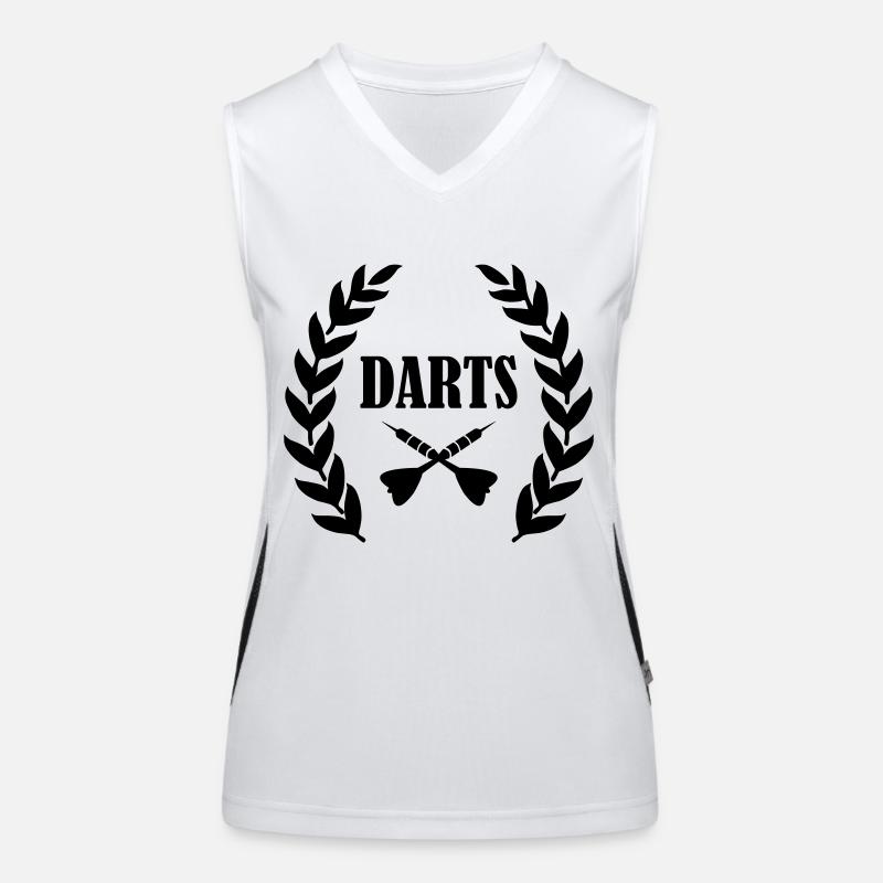darts Funktionelles Kontrast-Tank Top für Frauen