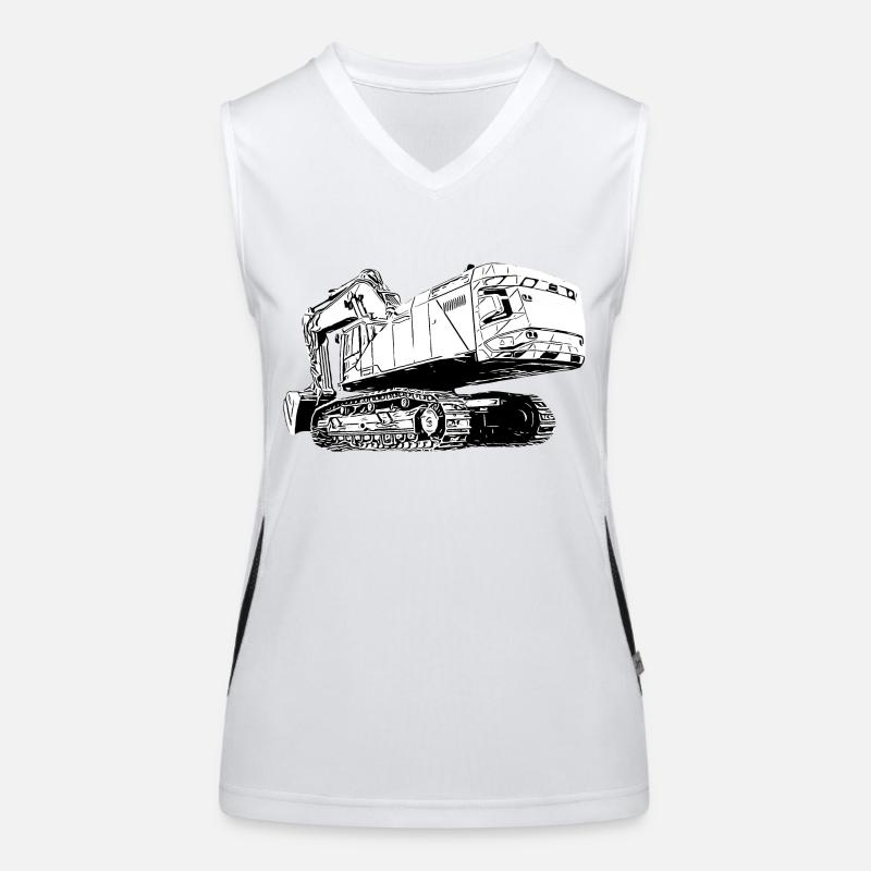 Bagger Funktionelles Kontrast-Tank Top für Frauen