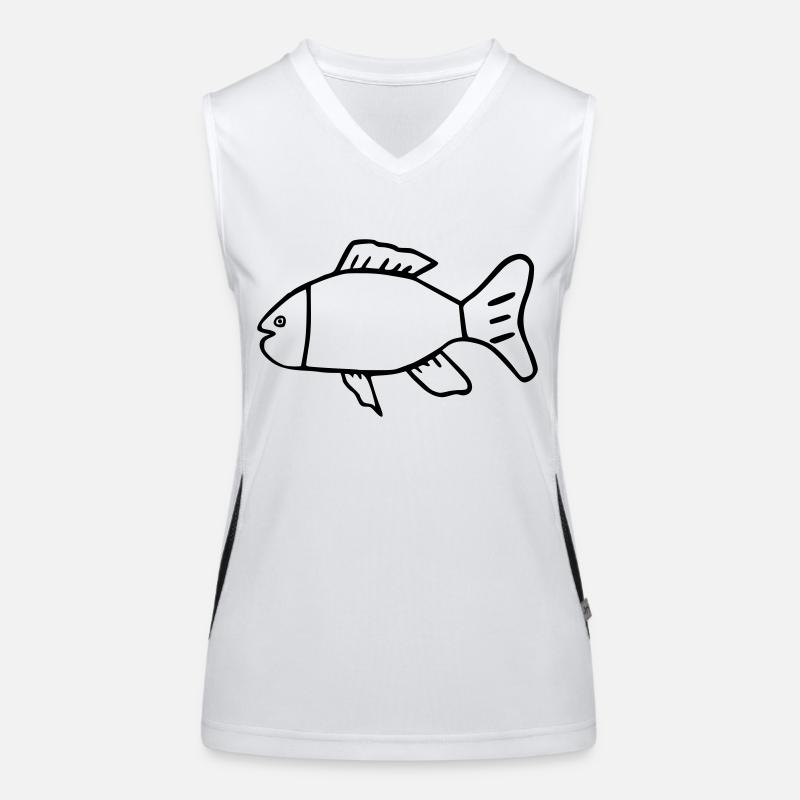Poisson Débardeur respirant contrasté Femme