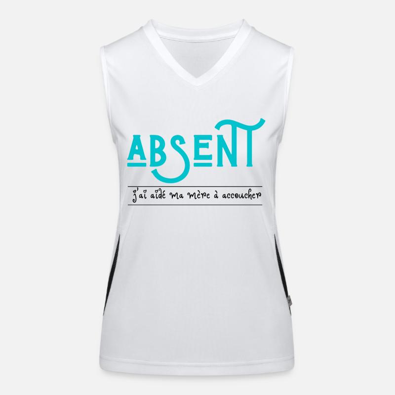 abwesend Ich half meiner Mutter bei der Geburt Funktionelles Kontrast-Tank Top für Frauen
