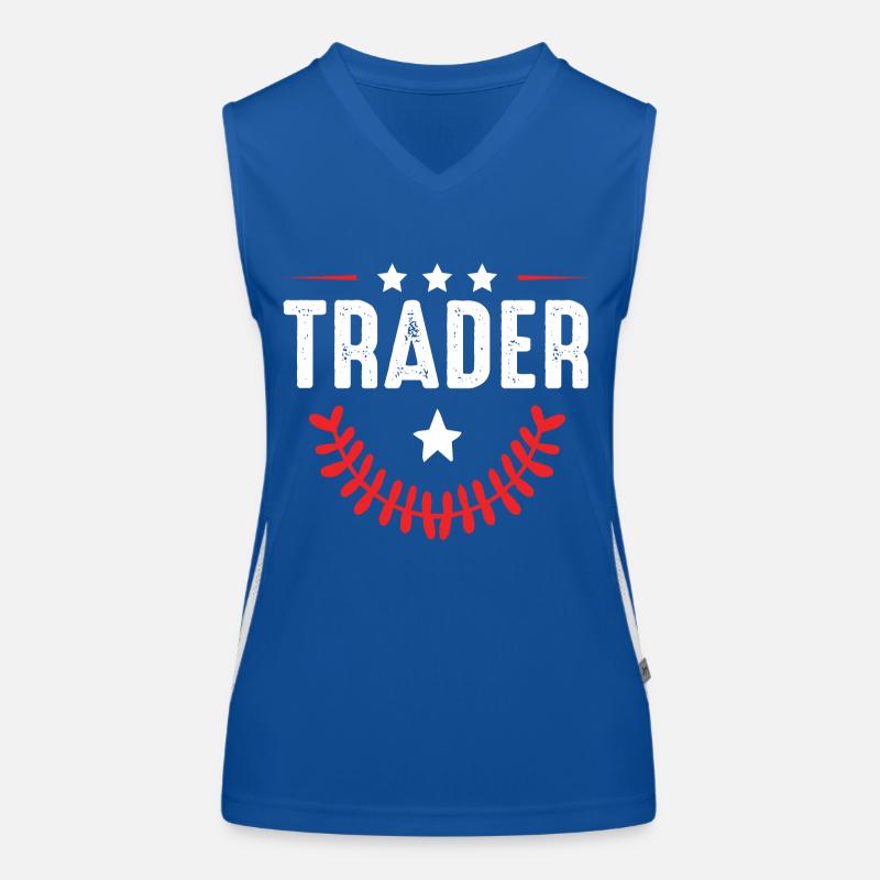 Trader Beruf Funktionelles Kontrast-Tank Top für Frauen