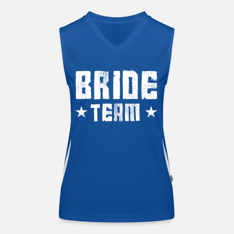 Bride Team Funktionelles Kontrast-Tank Top für Frauen