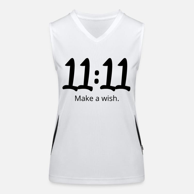11 11 wünsch dir etwas Funktionelles Kontrast-Tank Top für Frauen