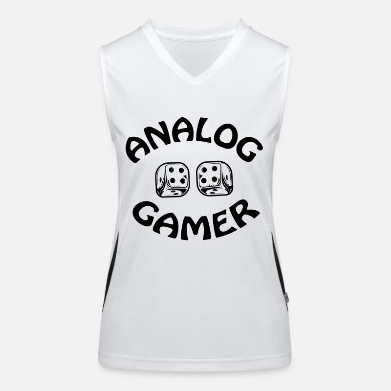 boardgame chess backgammon game night Funktionelles Kontrast-Tank Top für Frauen