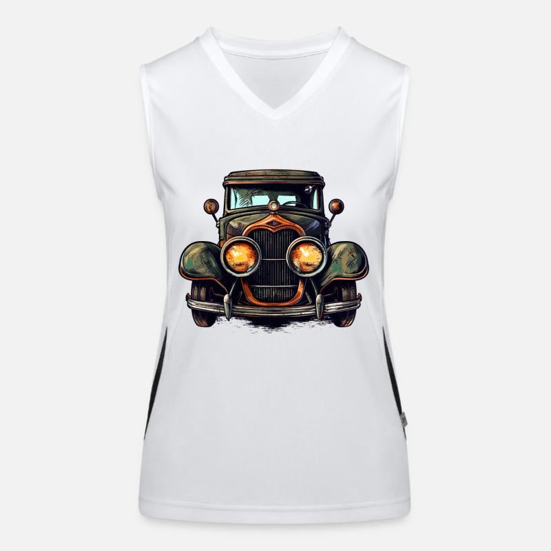 Oldtimer sind eine Augenweide Funktionelles Kontrast-Tank Top für Frauen