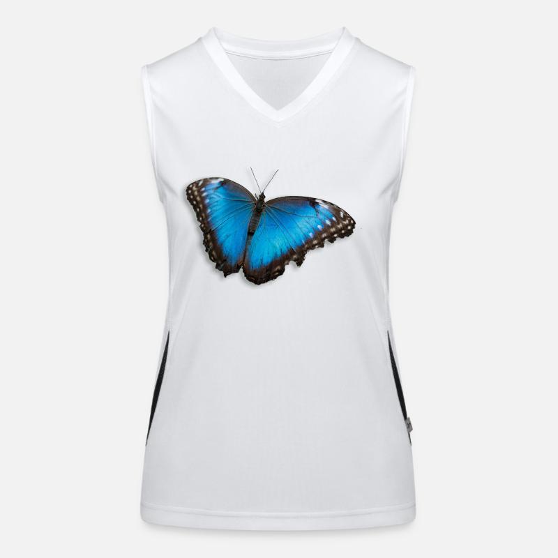 Schmetterling Funktionelles Kontrast-Tank Top für Frauen
