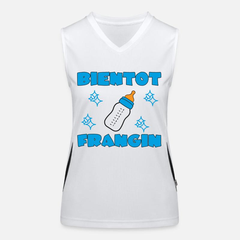 BIENTOT FRANGIN Débardeur respirant contrasté Femme
