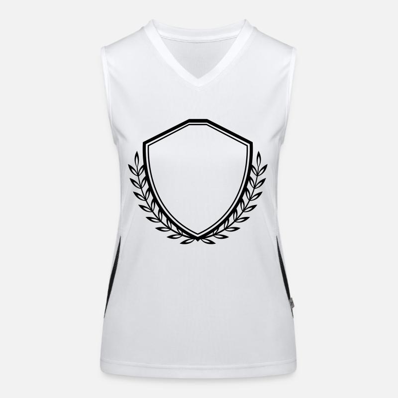 wappen crest Funktionelles Kontrast-Tank Top für Frauen