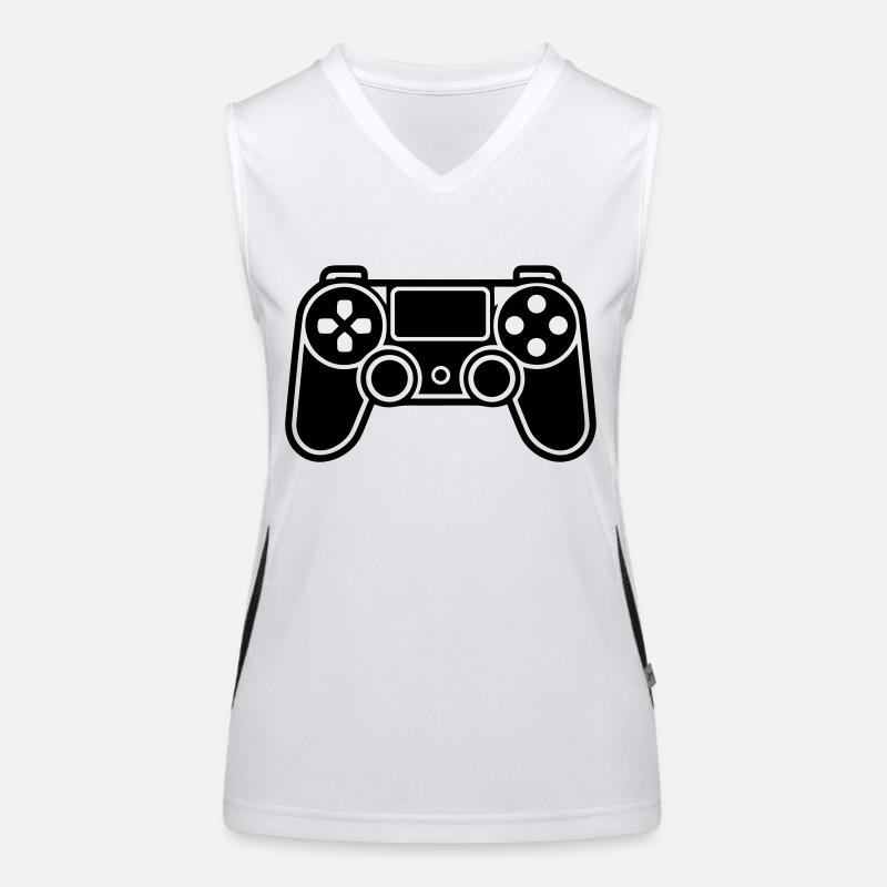 Videospiel-Controller Funktionelles Kontrast-Tank Top für Frauen