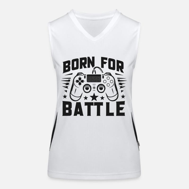 Né pour le combat Débardeur respirant contrasté Femme