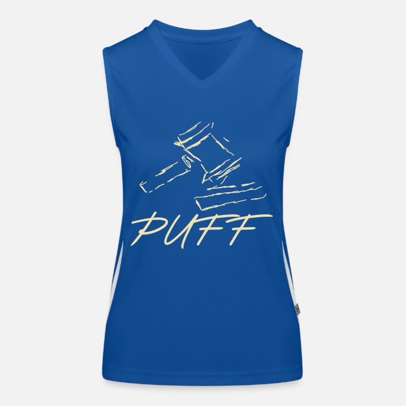 Puff Funktionelles Kontrast-Tank Top für Frauen
