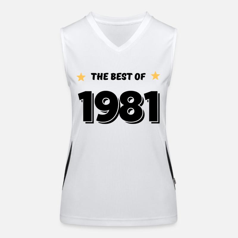 Das Beste von 1981 Funktionelles Kontrast-Tank Top für Frauen