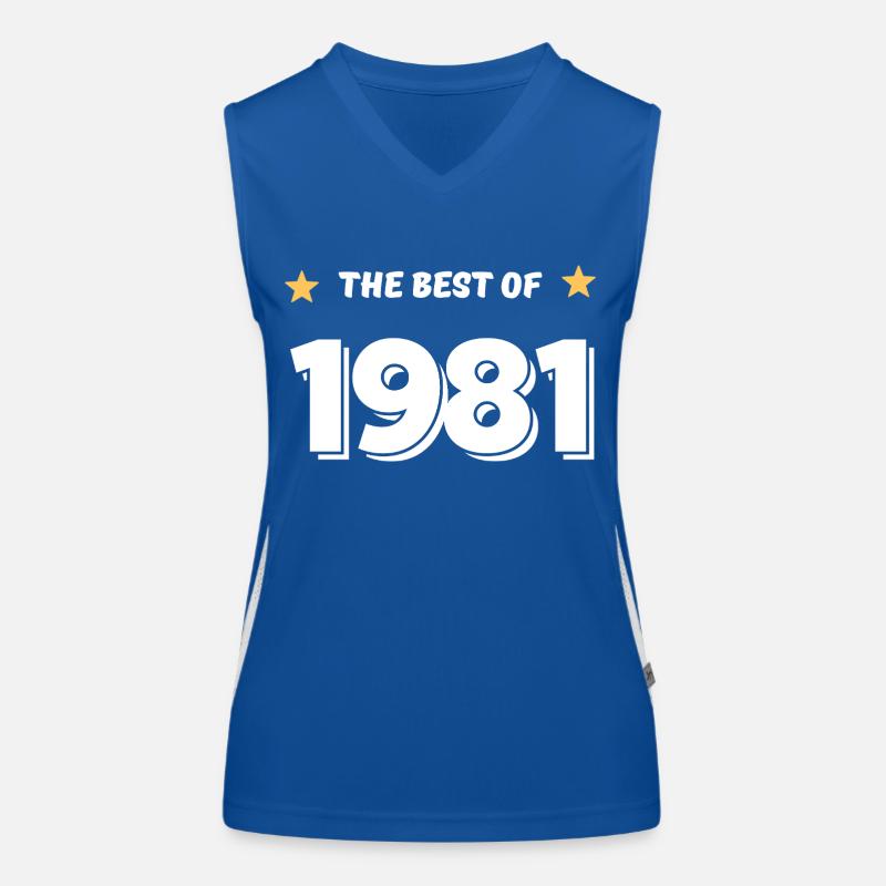 Das Beste von 1981 Funktionelles Kontrast-Tank Top für Frauen