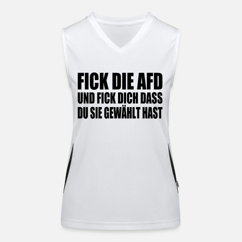 fick die afd Funktionelles Kontrast-Tank Top für Frauen