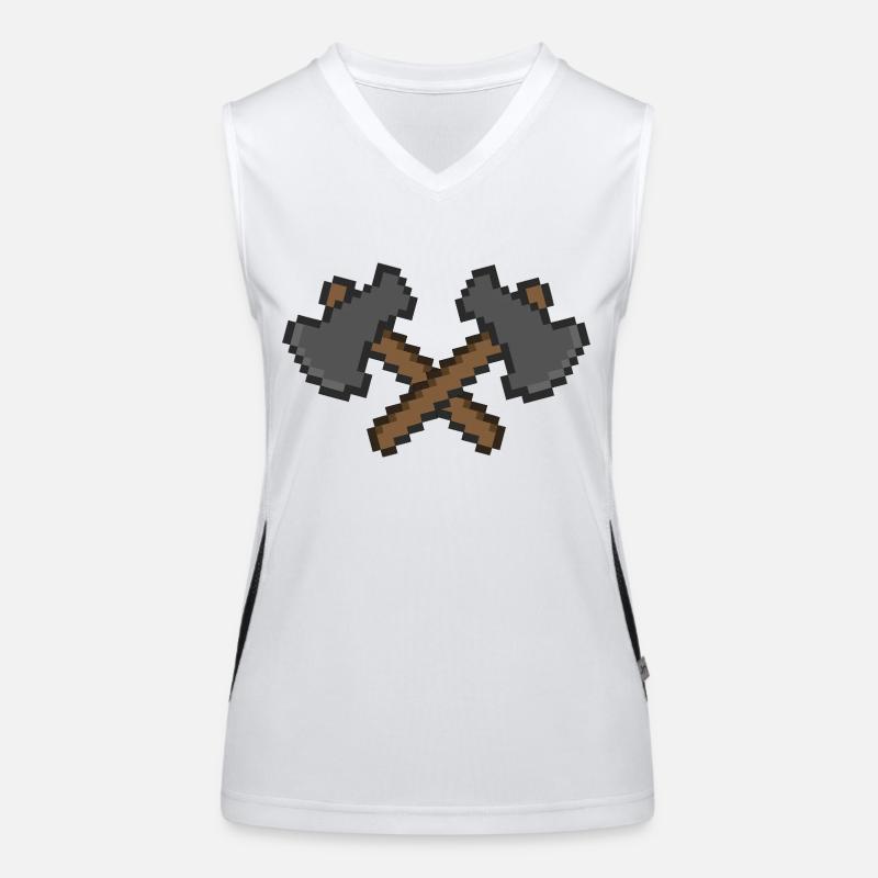 Axe Pixel 2 Women's Functional Contrast Tank Top