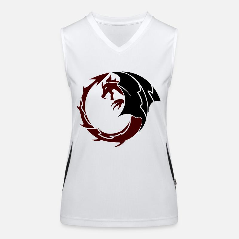 Dragon Débardeur respirant contrasté Femme