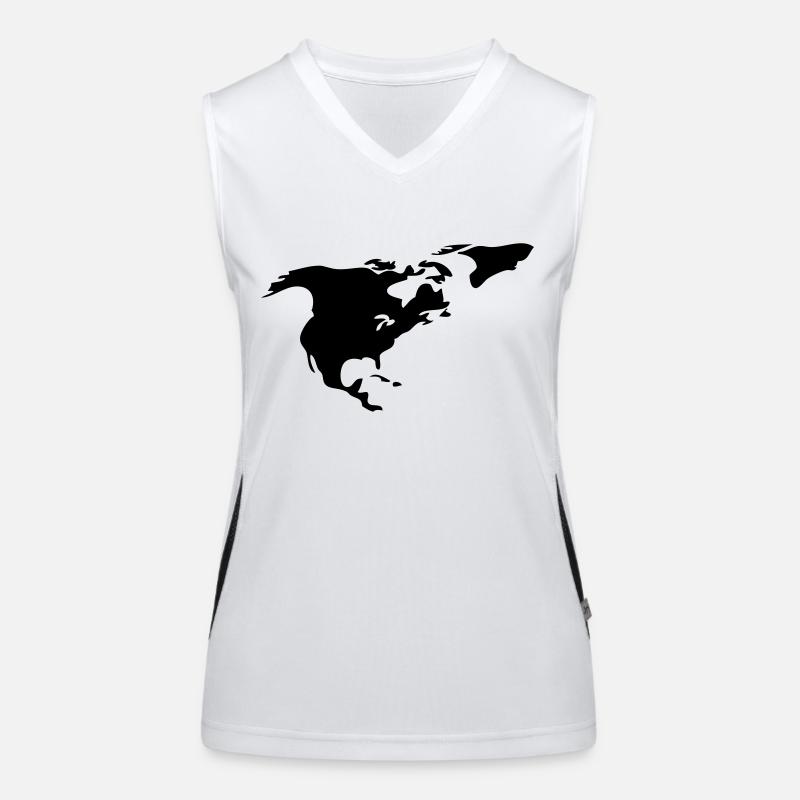 Nordamerika Funktionelles Kontrast-Tank Top für Frauen