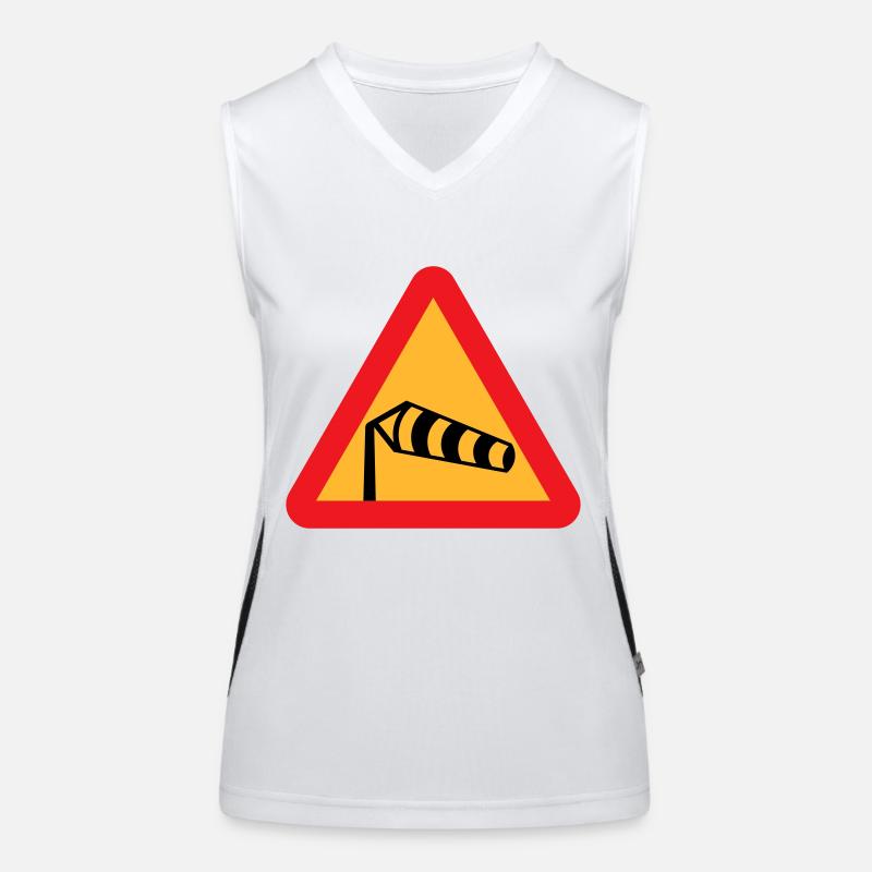 Wind Sock Symbol Women's Functional Contrast Tank Top