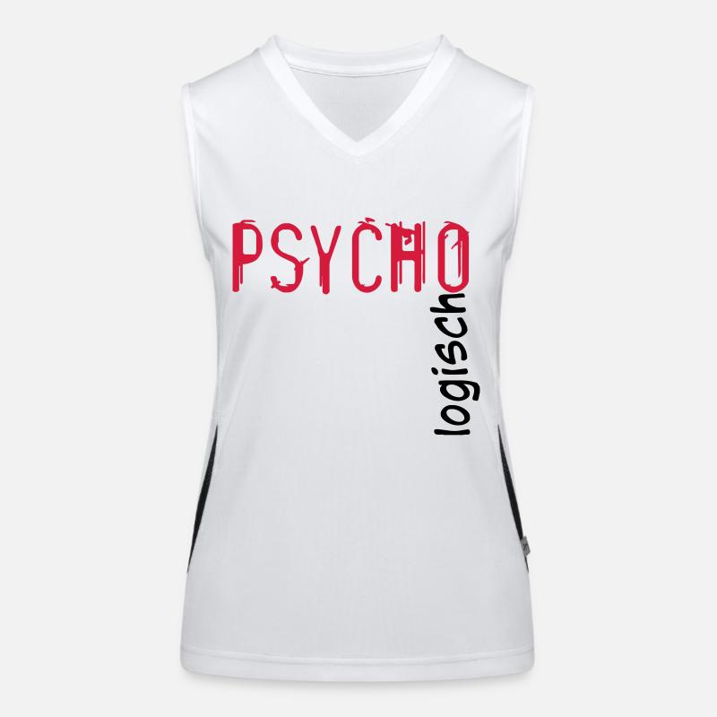 Psycho Logisch Funktionelles Kontrast-Tank Top für Frauen