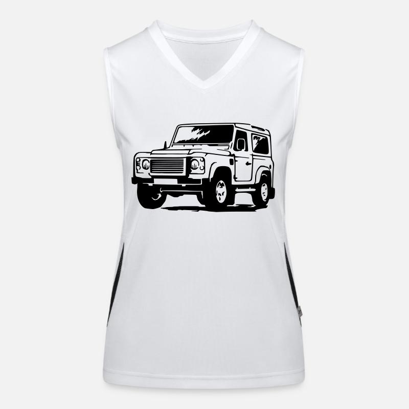 Defender (einfarbig) Women's Functional Contrast Tank Top