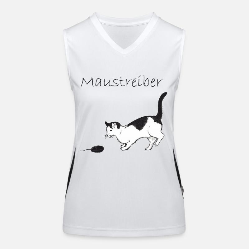 Mouse driver Women's Functional Contrast Tank Top