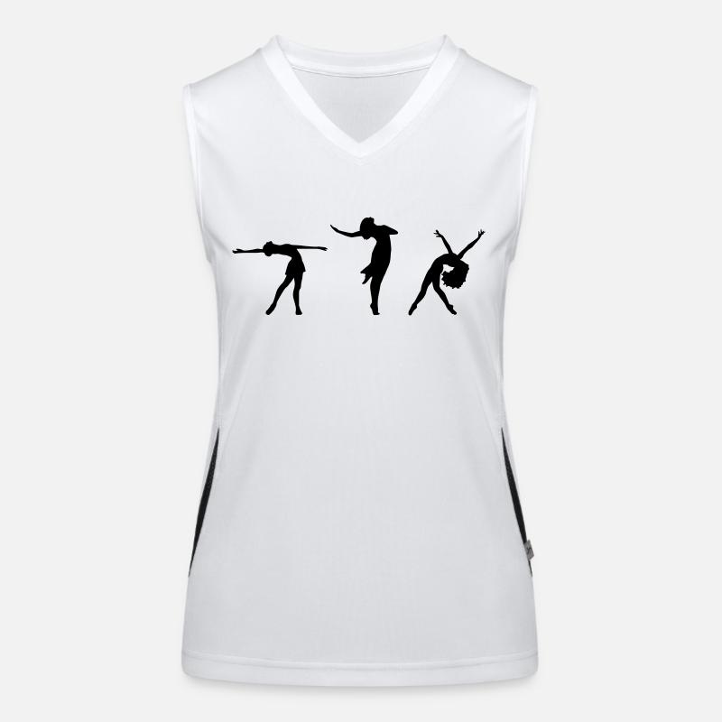 3danseuses Débardeur respirant contrasté Femme