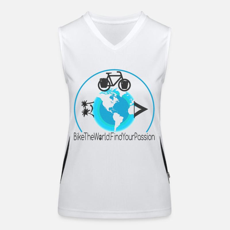 Find your Passion Funktionelles Kontrast-Tank Top für Frauen