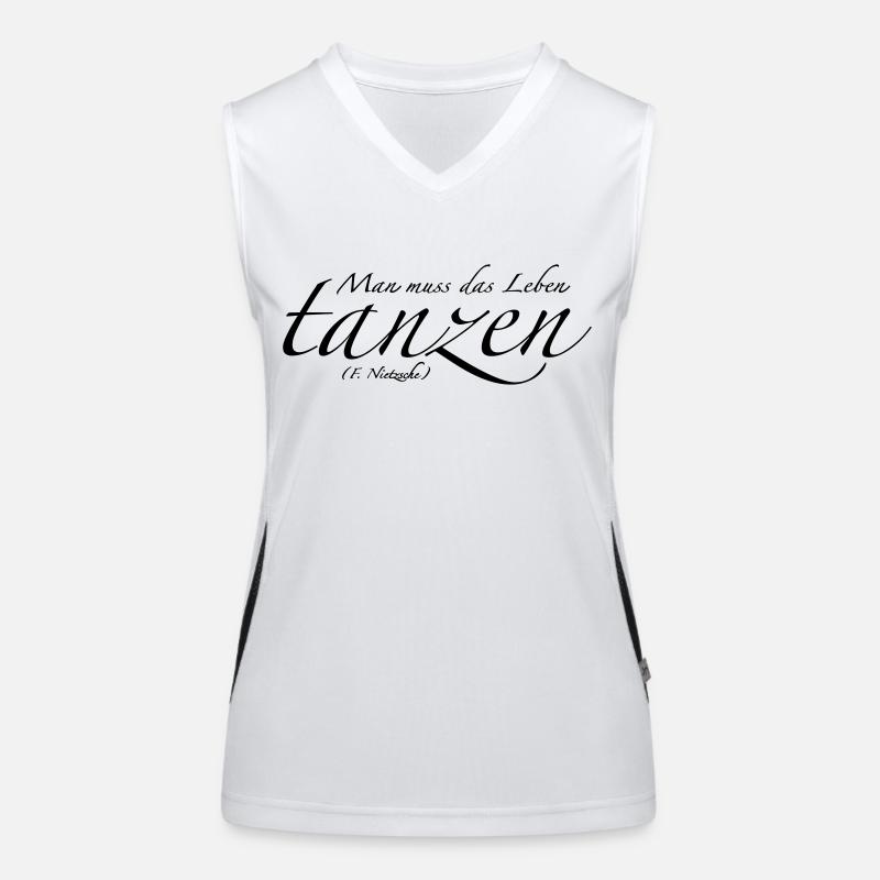 tanzen Funktionelles Kontrast-Tank Top für Frauen