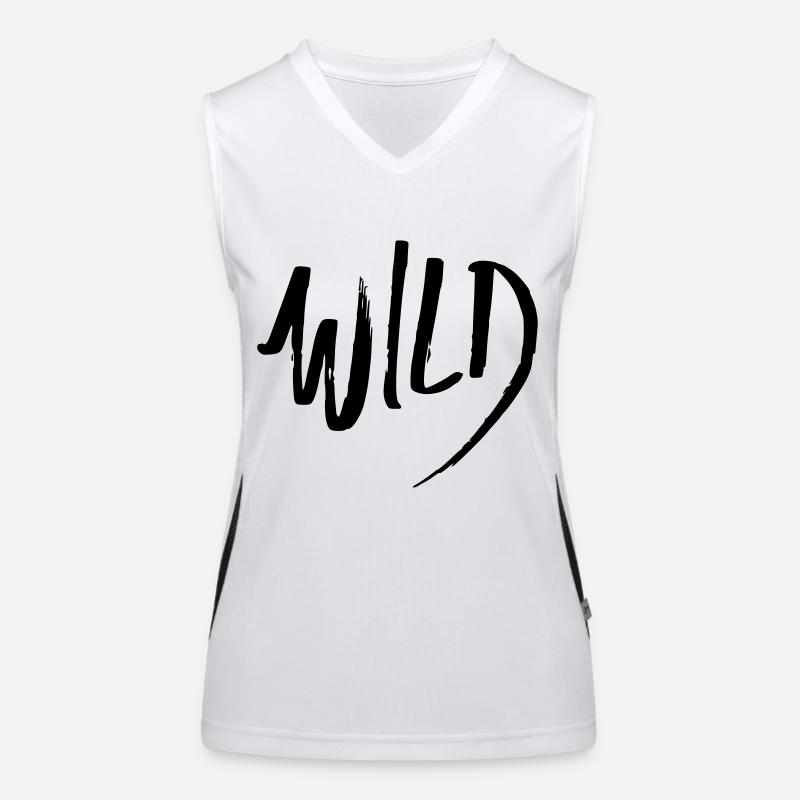 wild Funktionelles Kontrast-Tank Top für Frauen