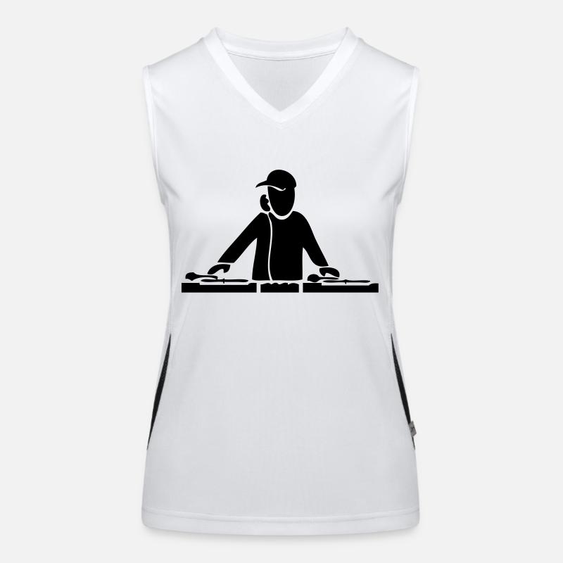 DJ Débardeur respirant contrasté Femme