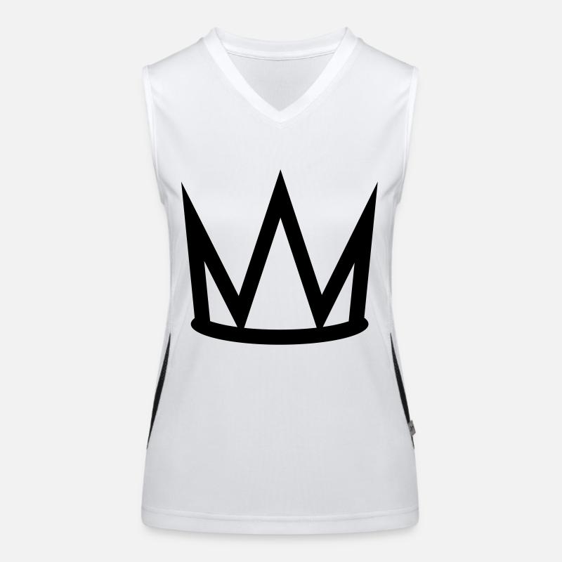 crown6 Débardeur respirant contrasté Femme