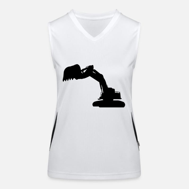 Bagger Funktionelles Kontrast-Tank Top für Frauen