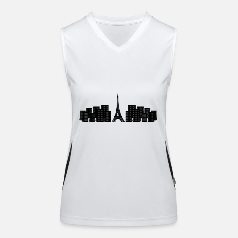 tour Eiffel Débardeur respirant contrasté Femme