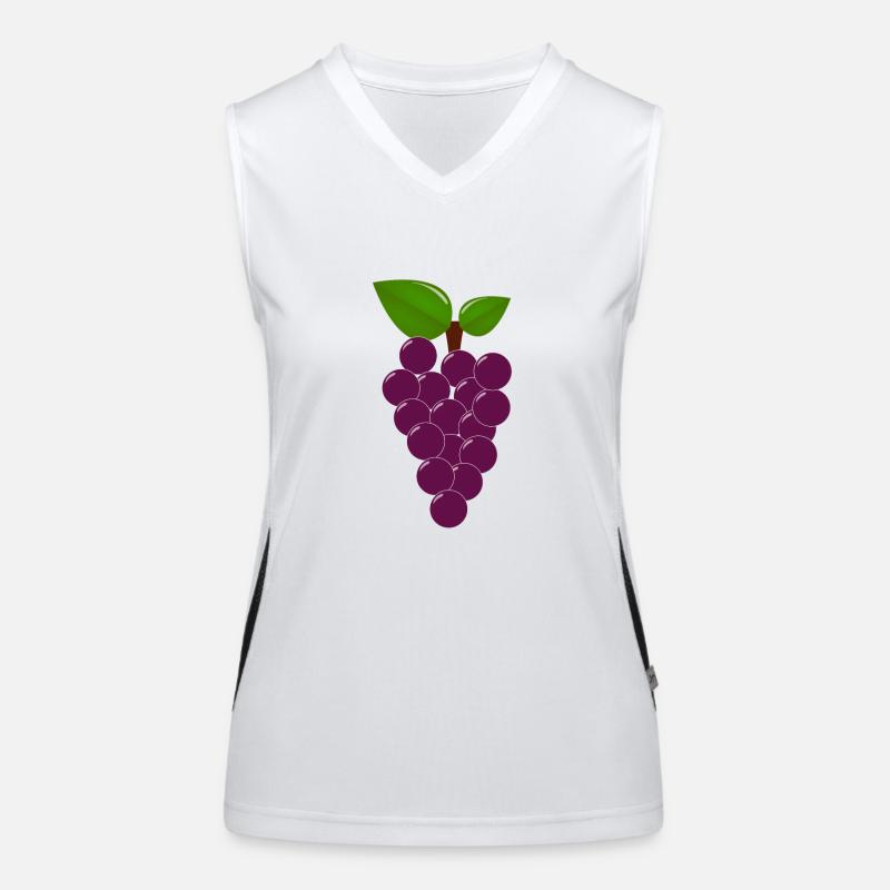 raisin Débardeur respirant contrasté Femme