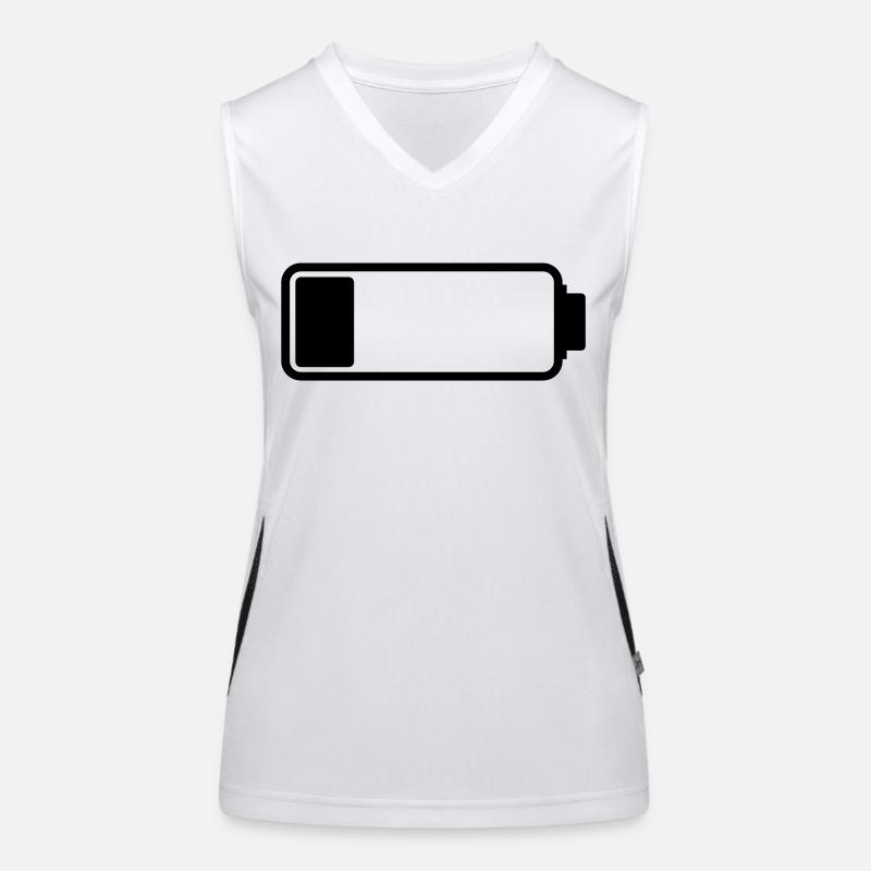 battery_empty__f1 Women's Functional Contrast Tank Top