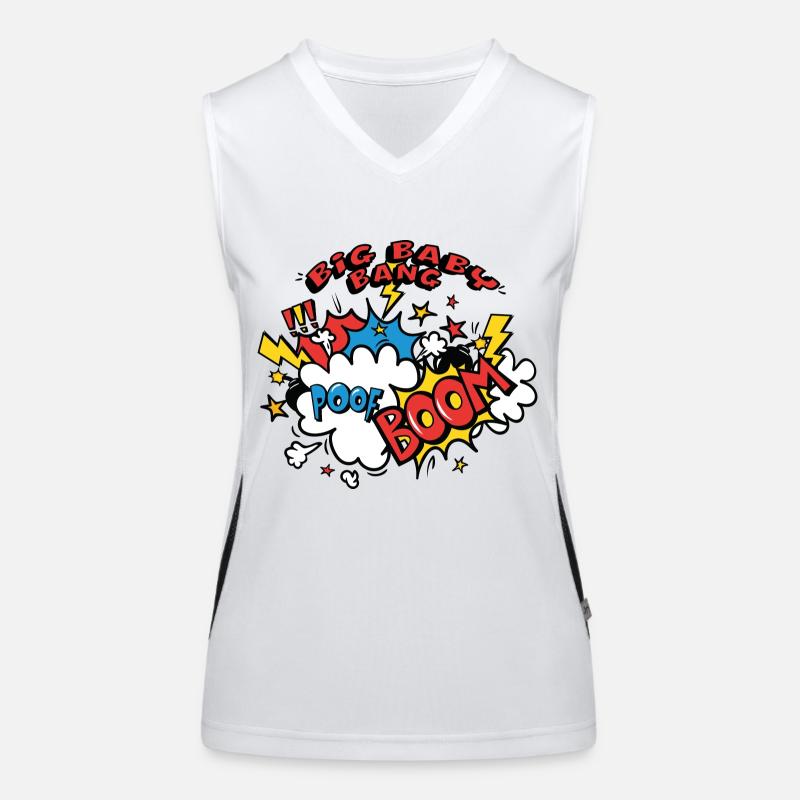 Baby Boom - Explosion - Birth Women's Functional Contrast Tank Top