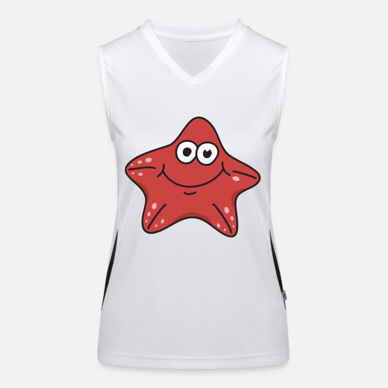 étoile de mer Débardeur respirant contrasté Femme