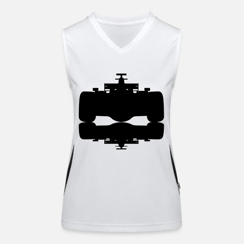 F1 # 2 Funktionelles Kontrast-Tank Top für Frauen