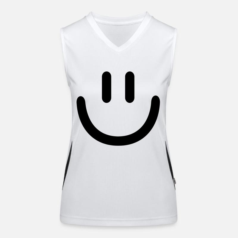 Smiley Women's Functional Contrast Tank Top