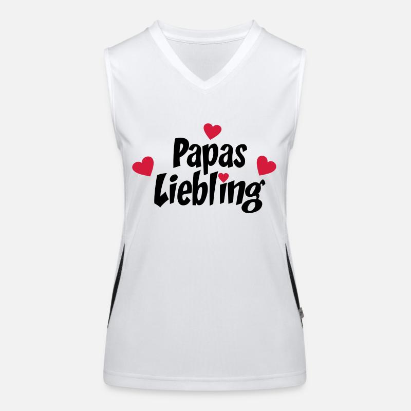 Papa Funktionelles Kontrast-Tank Top für Frauen