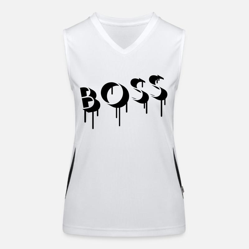 Boss Graffiti Funktionelles Kontrast-Tank Top für Frauen