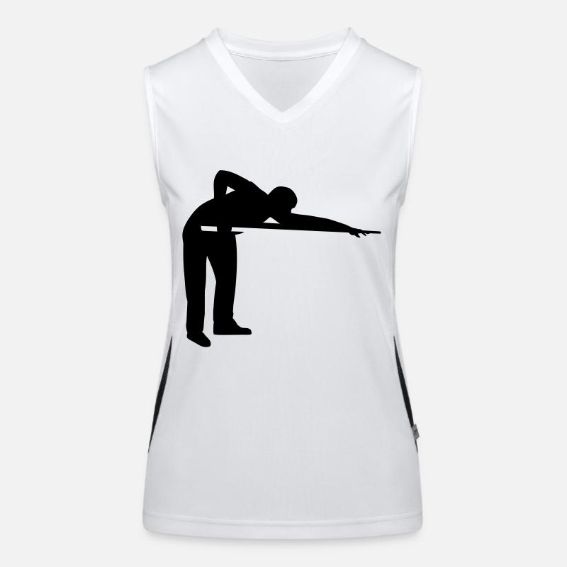 Billard Débardeur respirant contrasté Femme