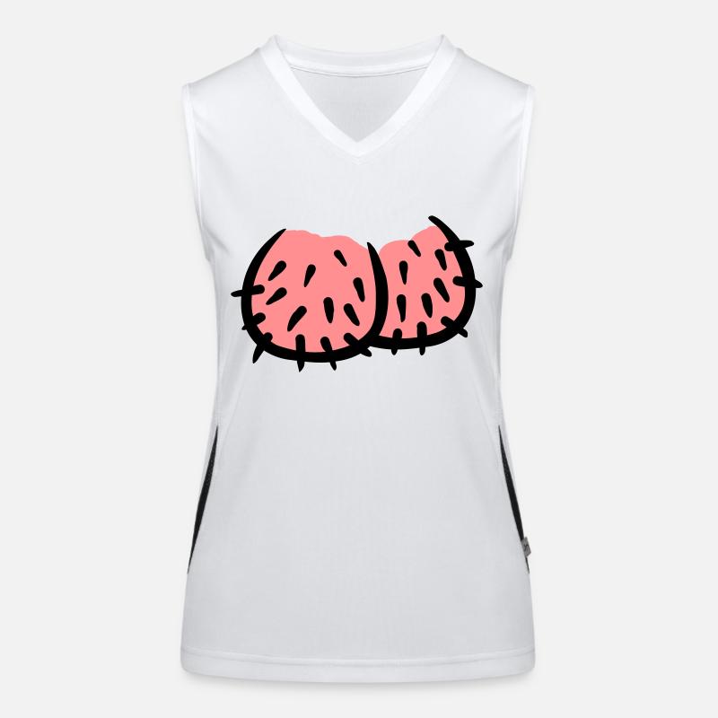 Penis Funktionelles Kontrast-Tank Top für Frauen