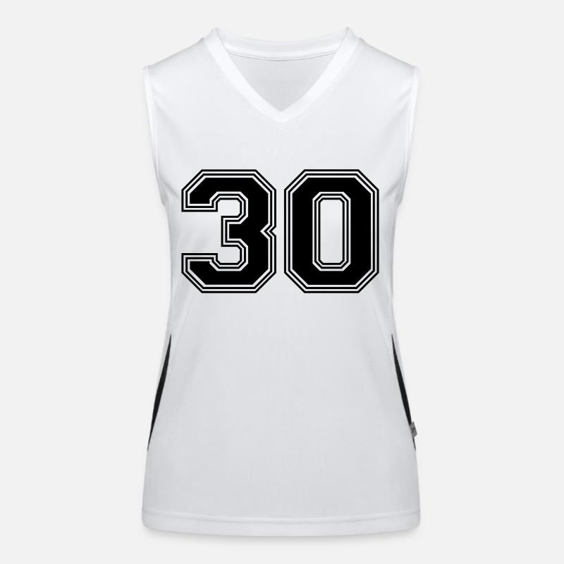 30_number_30_(s31) Women's Functional Contrast Tank Top