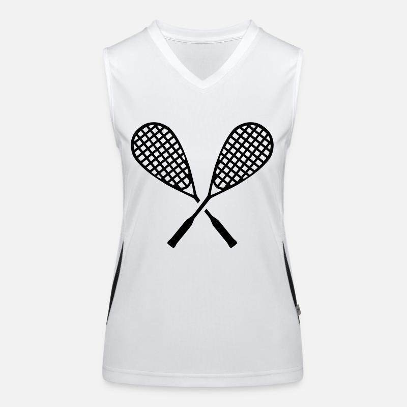 Squash Débardeur respirant contrasté Femme