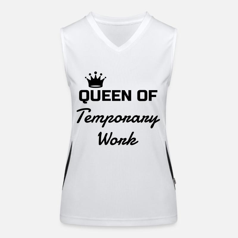 Interim Agency Temporary Worker Temp Women's Functional Contrast Tank Top