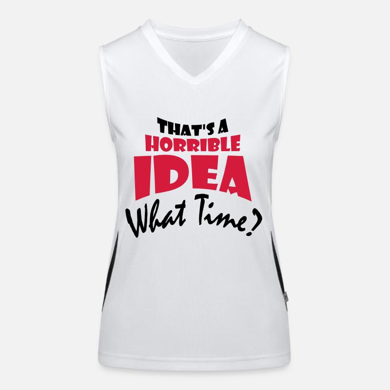 C’est une idée horrible Débardeur respirant contrasté Femme