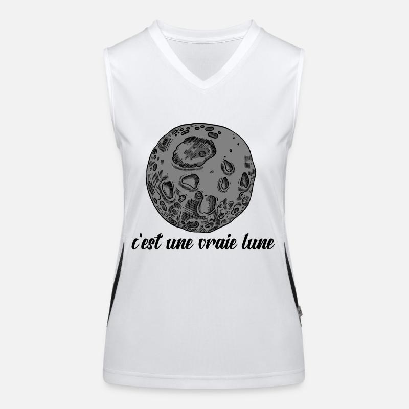 This is A Real Moon Women's Functional Contrast Tank Top