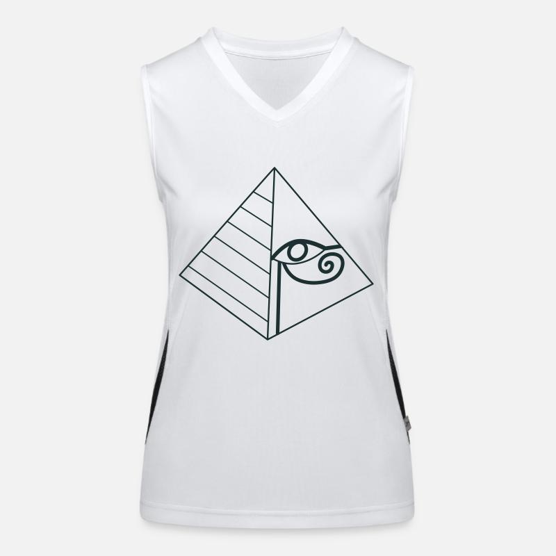 œil pyramidal Débardeur respirant contrasté Femme