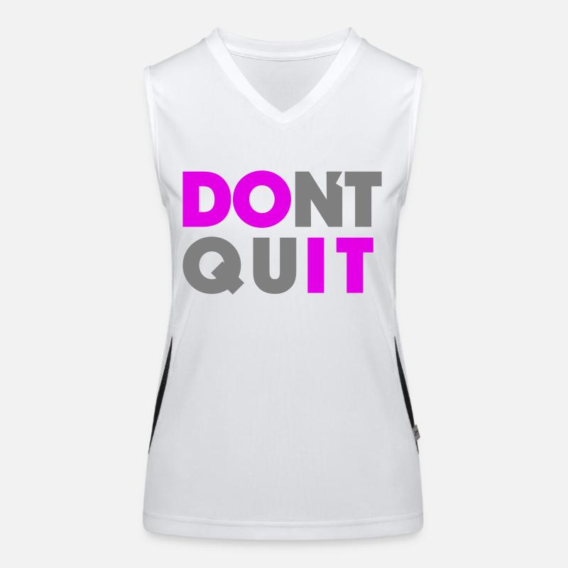 Do it Dont Quit Women's Functional Contrast Tank Top
